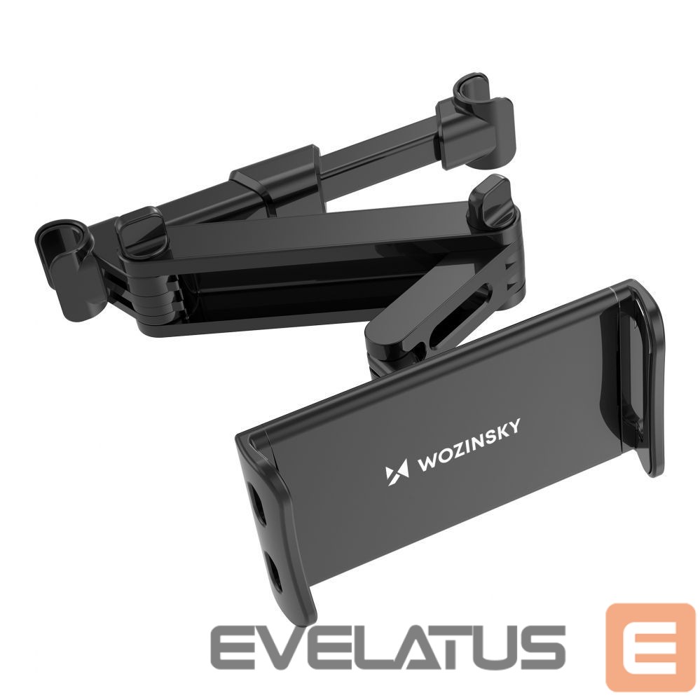 Automaatne hoidja Wozinsky Wozinsky Adjustable Headrest Holder for Tablet or Phone Black (WTHBK3)