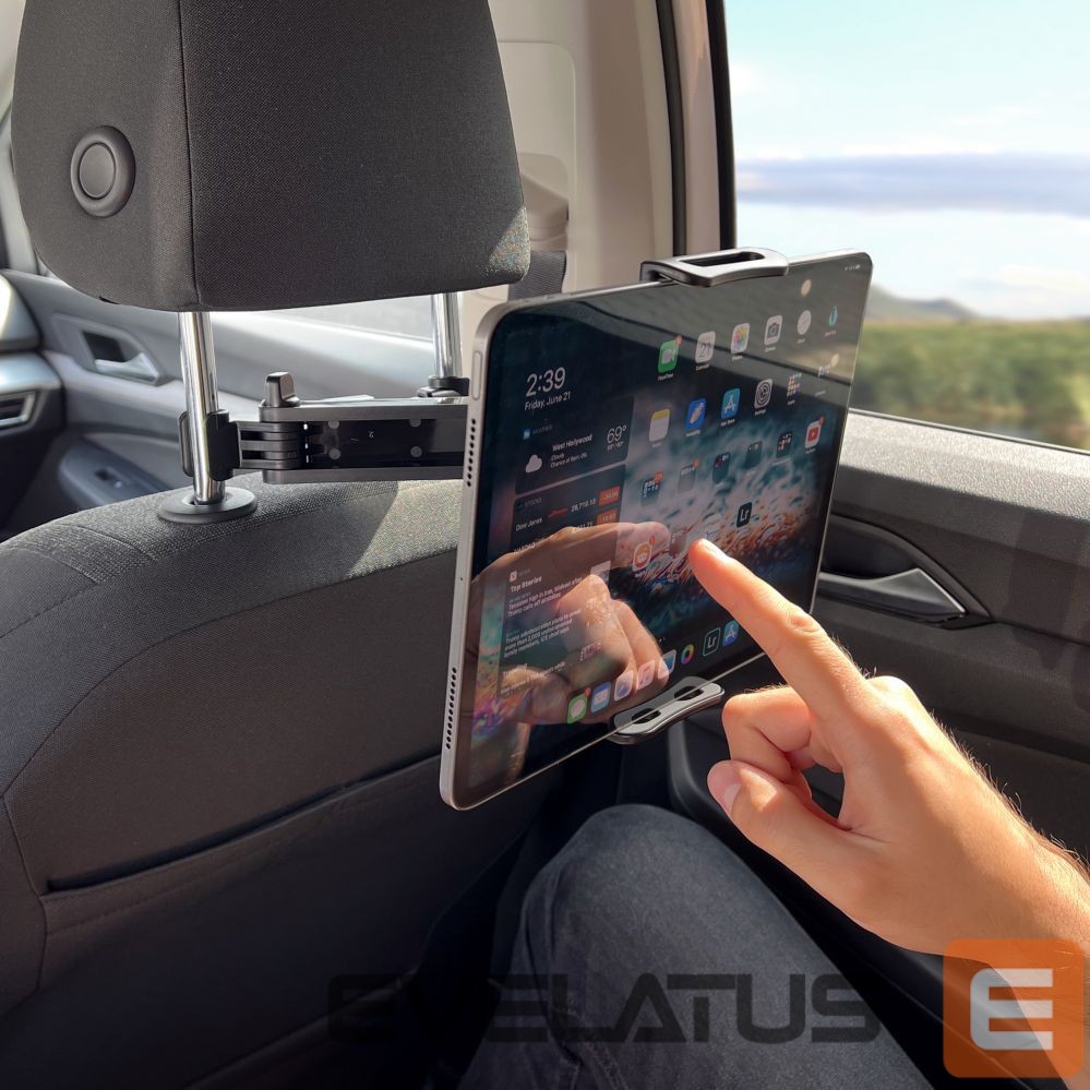 Automaatne hoidja Wozinsky Wozinsky Adjustable Headrest Holder for Tablet or Phone Black (WTHBK3)