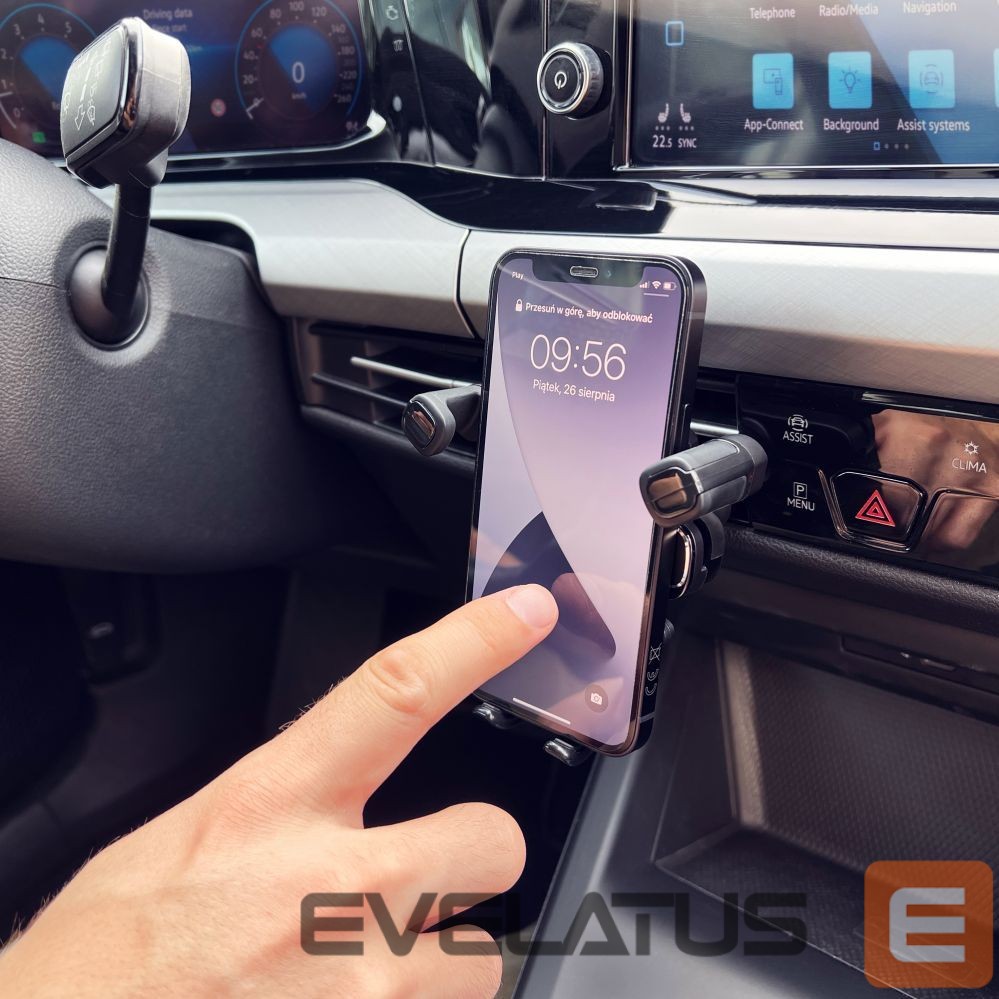 Automaatne hoidja Wozinsky Wozinsky Gravity Car Phone Holder Black (WCHBK7)