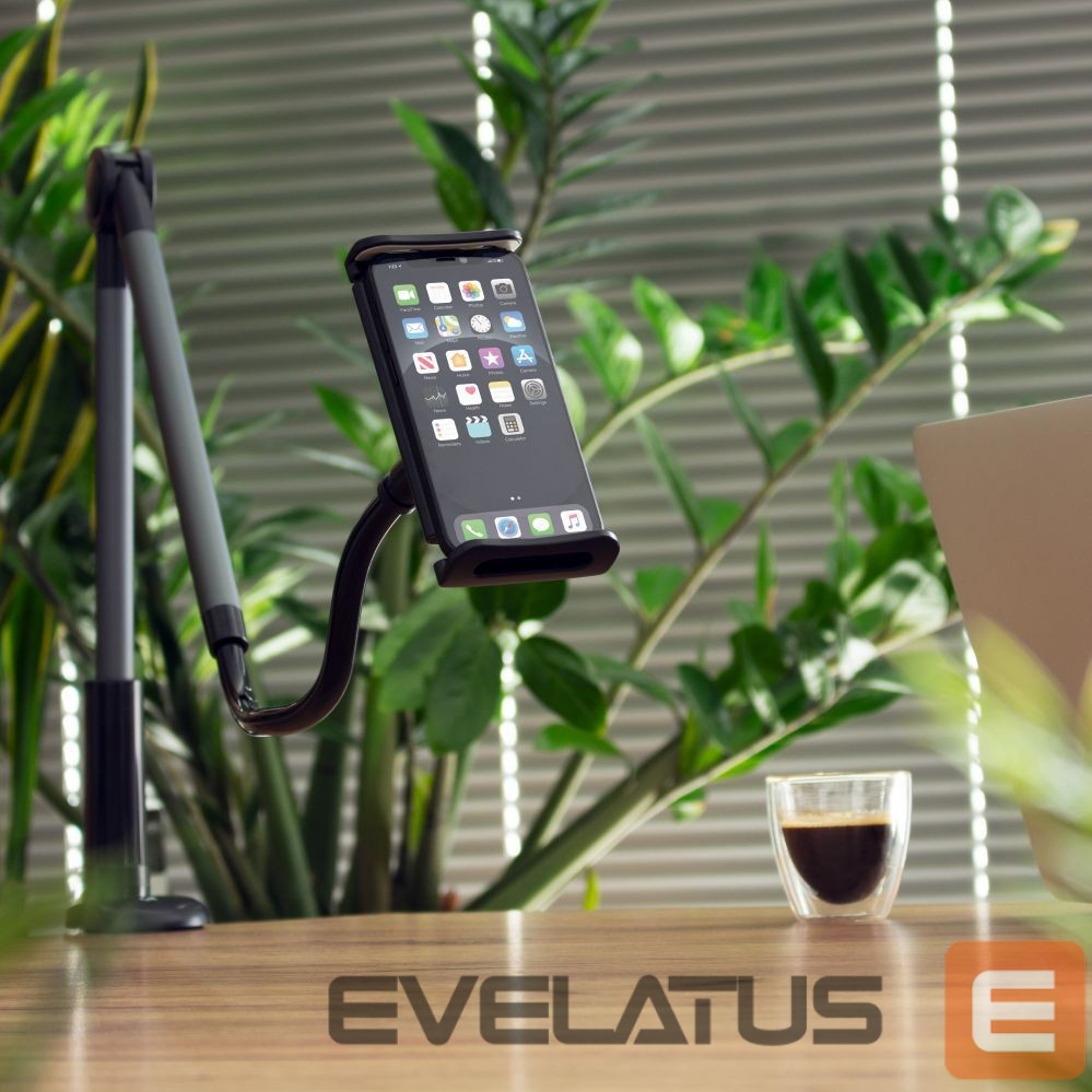 Automaatne hoidja Wozinsky Wozinsky Long Flexible Phone and Tablet Holder Black (WTHBK5)