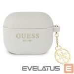 Tagakaaned Guess  Guess GUA3LSC4EG AirPods 3 cover grey/grey Silicone Charm 4G Collection 