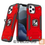 Tagakaaned Wozinsky  Wozinsky Ring Armor case for iPhone 14 Pro armored cover magnetic holder ring red 