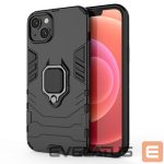 Tagakaaned Hurtel  Ring Armor case for iPhone 14 armored cover magnetic holder ring black 