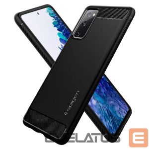 Tagakaaned Spigen  Spigen Rugged Armor Case for Samsung Galaxy S20 FE - Matte Black 