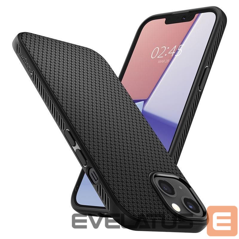 Tagakaaned Spigen Spigen Liquid Air Case for iPhone 13 mini - Matte Black