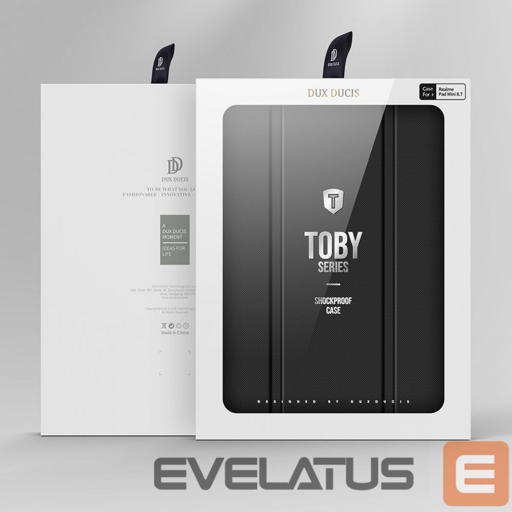 Tagakaaned Dux Ducis Dux Ducis Toby Armored Flip Smart Case for Realme Pad Mini black