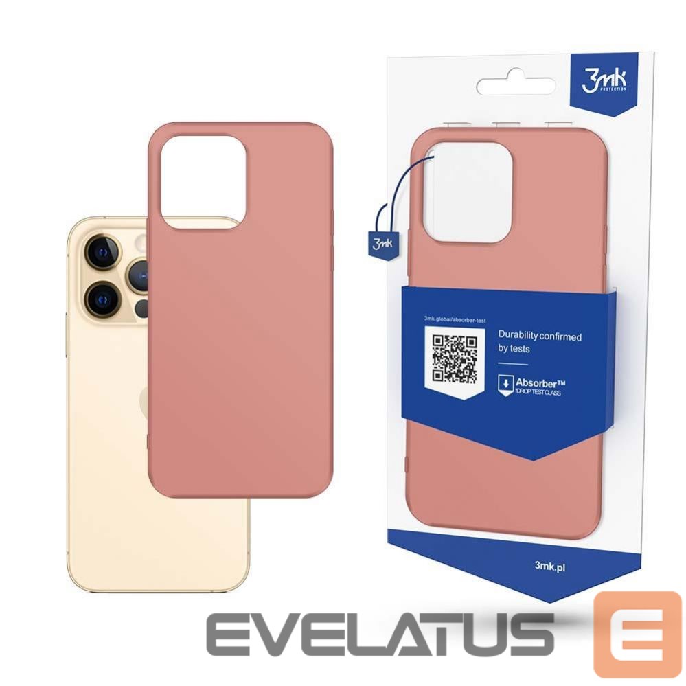 Tagakaaned 3MK Case for iPhone 13 Pro Max from the 3mk Matt Case series - pink