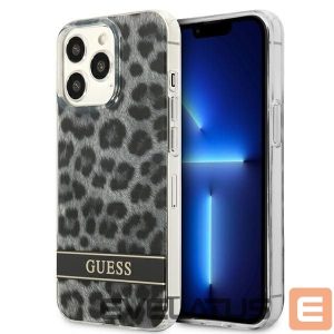 Tagakaaned Guess  Guess GUHCP13LHSLEOK iPhone 13 Pro / 13 6.1" grey/grey hardcase Leopard 