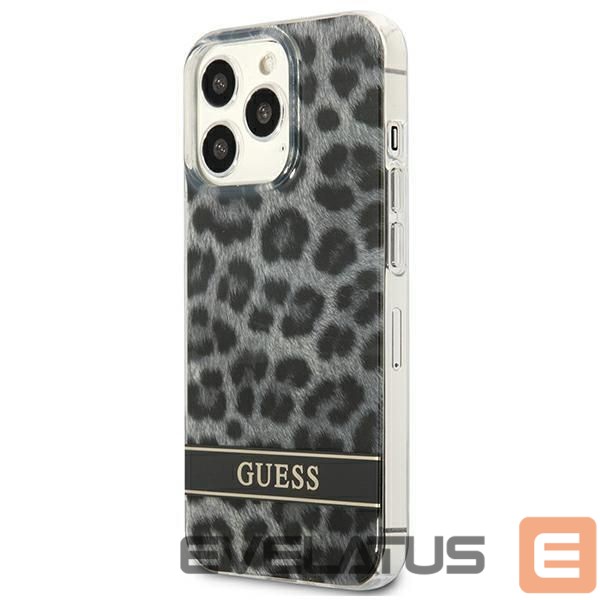 Tagakaaned Guess Guess GUHCP13LHSLEOK iPhone 13 Pro / 13 6.1" grey/grey hardcase Leopard