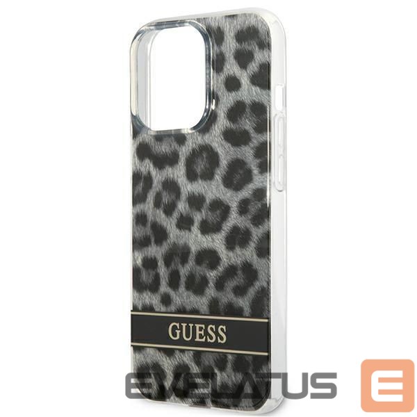 Tagakaaned Guess Guess GUHCP13LHSLEOK iPhone 13 Pro / 13 6.1" grey/grey hardcase Leopard