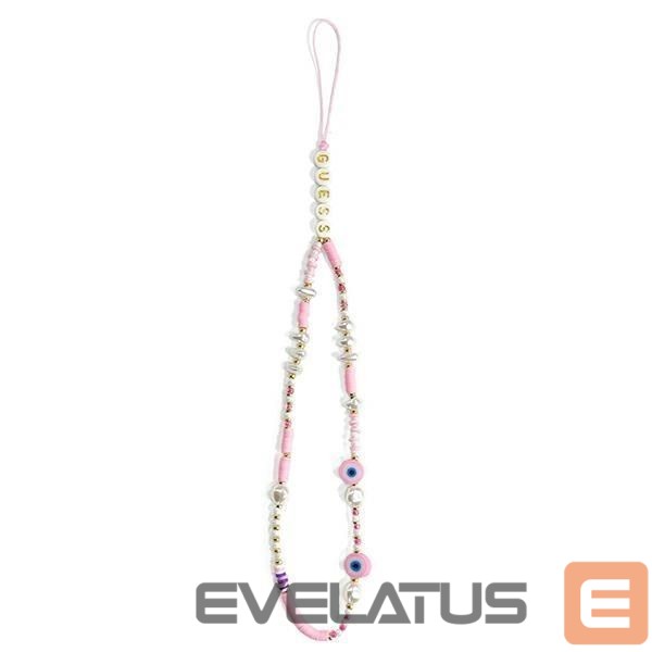 Muu Guess Guess pendant GUSTSHPP Phone Strap pink/pink Beads Shell