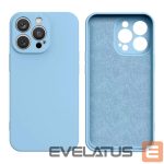 Tagakaaned Hurtel  Silicone case iPhone 14 Plus silicone cover light blue 