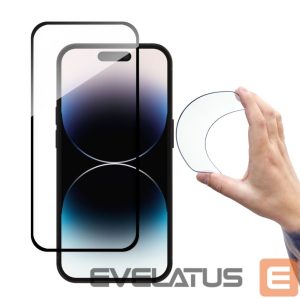 Kaitseklaasid Wozinsky  Wozinsky Full Cover Flexi Nano Glass tempered glass for iPhone 14 Pro Max flexible with a black frame 