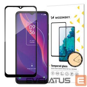 Tagakaaned Wozinsky  Wozinsky super tough Full Glue tempered glass full screen with frame Case Friendly TCL 306 black 