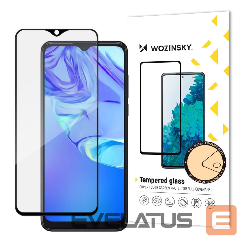 Tagakaaned Wozinsky Wozinsky super durable Full Glue tempered glass full screen with frame Case Friendly TCL 305 black
