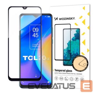 Kaitseklaasid Wozinsky  Wozinsky Full Glue Tempered Glass Tempered Glass for TCL 20 SE 9H Full Screen with Black Frame 
