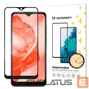 Tagakaaned Wozinsky  Wozinsky super durable Full Glue tempered glass full screen with Case Friendly TCL 205 black frame 
