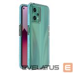 Tagakaaned Hurtel  Spring Case for Realme 9 Pro silicone cover with frame light blue 