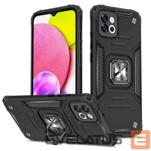 Tagakaaned Wozinsky  Wozinsky Ring Armor case for Samsung Galaxy A03 armored cover magnetic holder ring black 