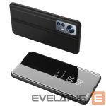 Tagakaaned Hurtel  Clear View Case cover for Xiaomi 12 Lite cover with a flap black 