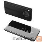 Tagakaaned Hurtel  Clear View Case cover for Huawei nova 8i cover with a flap black 