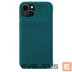 Tagakaaned Nillkin  Nillkin Qin Leather Pro Case iPhone 14 Plus Camera Cover Holster Cover Flip Case Green 