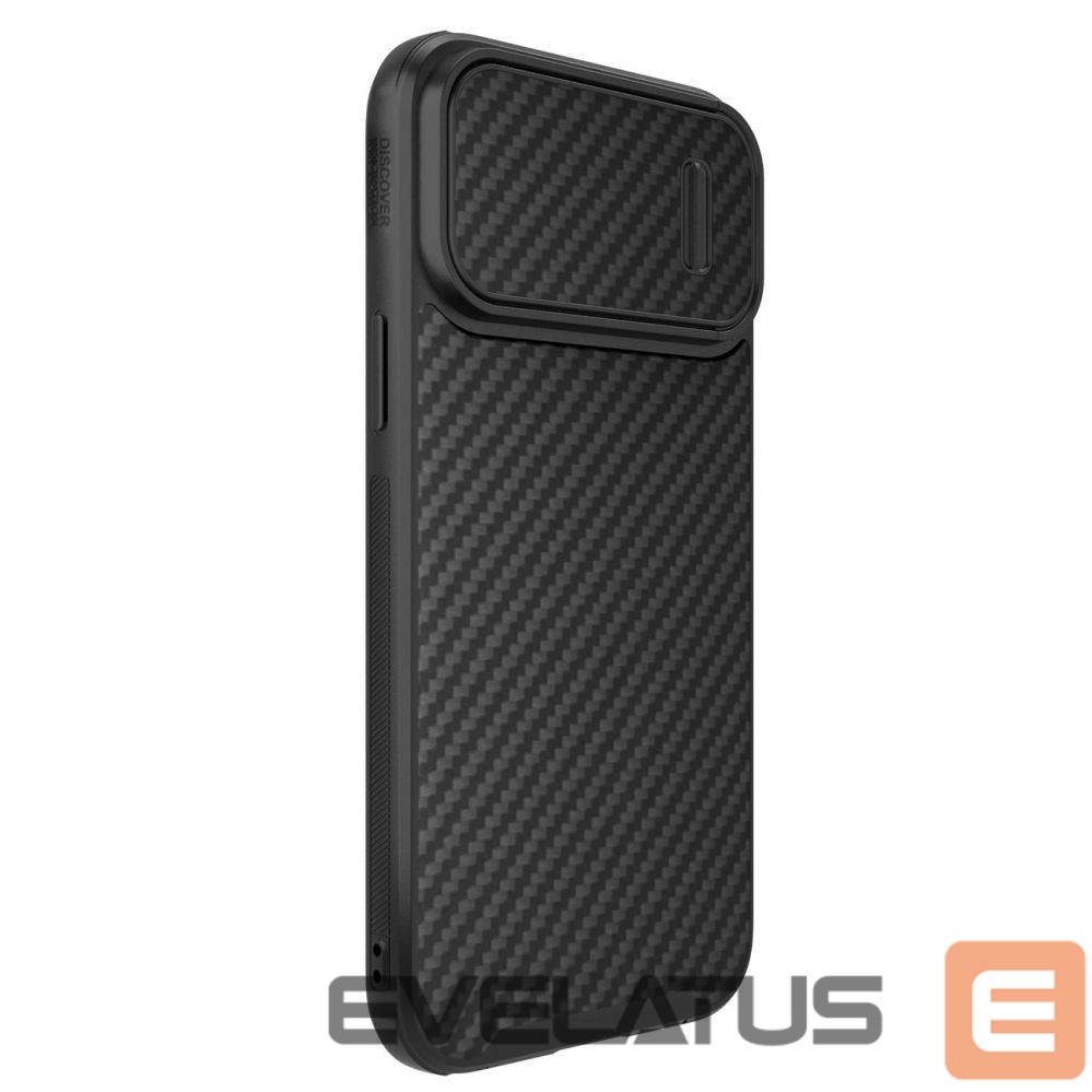 Tagakaaned Nillkin Nillkin Synthetic Fiber S Case iPhone 14 Pro case with camera cover, black