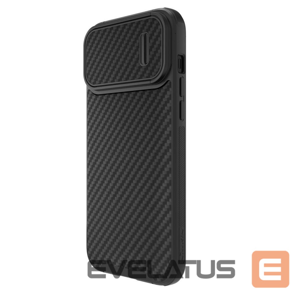 Tagakaaned Nillkin Nillkin Synthetic Fiber S Case iPhone 14 Pro case with camera cover, black