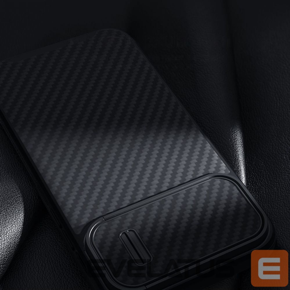 Tagakaaned Nillkin Nillkin Synthetic Fiber S Case iPhone 14 Pro case with camera cover, black