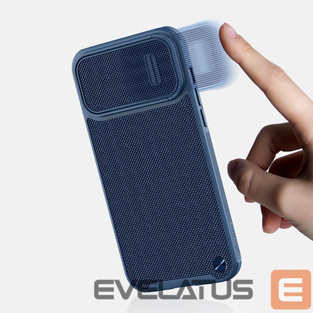 Tagakaaned Nillkin Nillkin Textured S Case for iPhone 14 Plus, armored cover with camera cover, blue