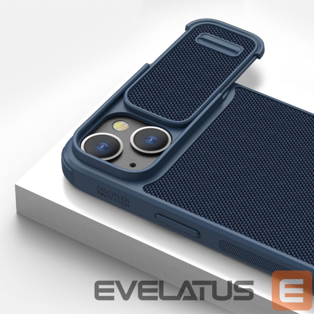 Tagakaaned Nillkin Nillkin Textured S Case for iPhone 14 Plus, armored cover with camera cover, blue