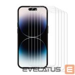 Tagakaaned Joyroom  Joyroom Knight 2,5D FS TG 5x glass iPhone 14 Plus full screen (JR-DH07) 