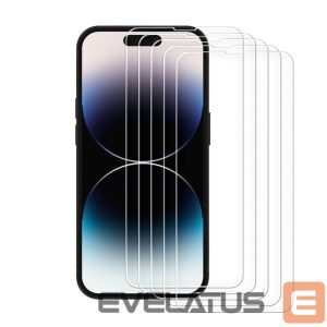 Tagakaaned Joyroom  Joyroom Knight 2,5D FS TG 5x glass iPhone 14 Plus full screen (JR-DH07) 
