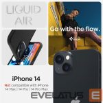Tagakaaned Spigen  Spigen Liquid Air iPhone 14 Case - Matte Black 