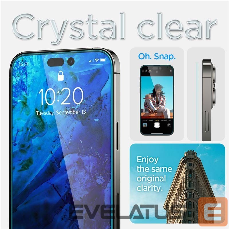 Kaitseklaasid Spigen Spigen Glas.tR EZ Fit Tempered Glass for iPhone 14 Pro Max - 2 pcs.