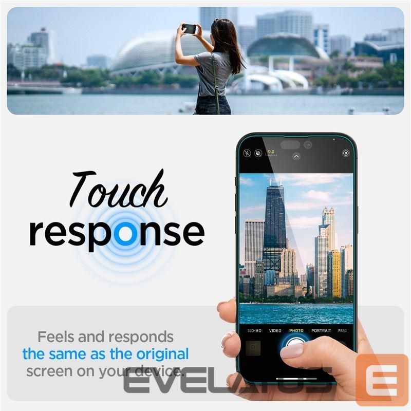 Kaitseklaasid Spigen Spigen Glas.tR EZ Fit Tempered Glass for iPhone 14 Pro Max - 2 pcs.