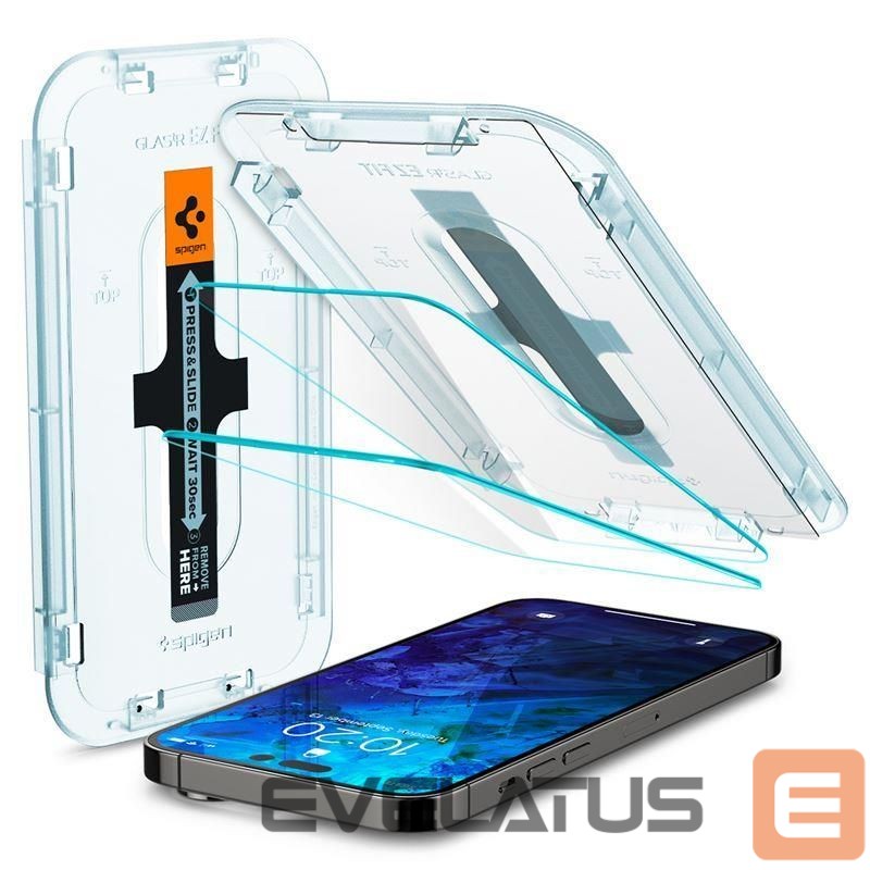 Kaitseklaasid Spigen Spigen Glas.tR EZ Fit Tempered Glass for iPhone 14 Pro Max - 2 pcs.