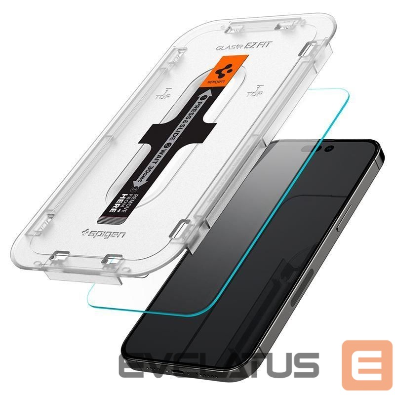 Kaitseklaasid Spigen Spigen Glas.tR EZ Fit Tempered Glass for iPhone 14 Pro Max - 2 pcs.