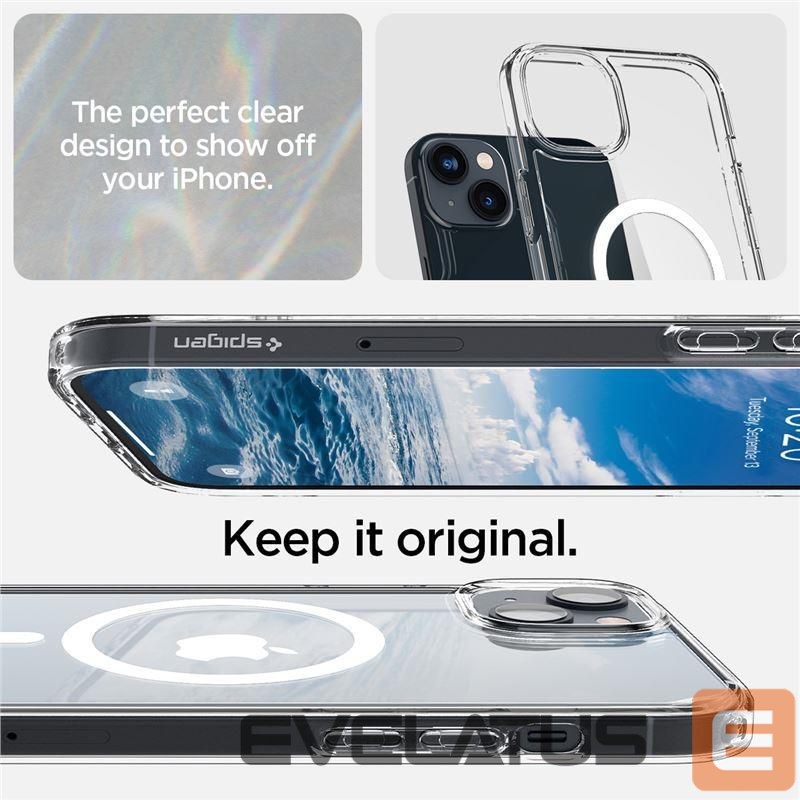 Tagakaaned Spigen Transparent || White