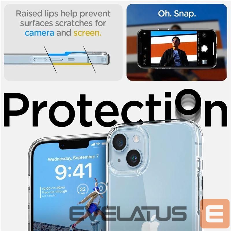 Tagakaaned Spigen Spigen Ultra Hybrid S Case for iPhone 14 Plus - Clear