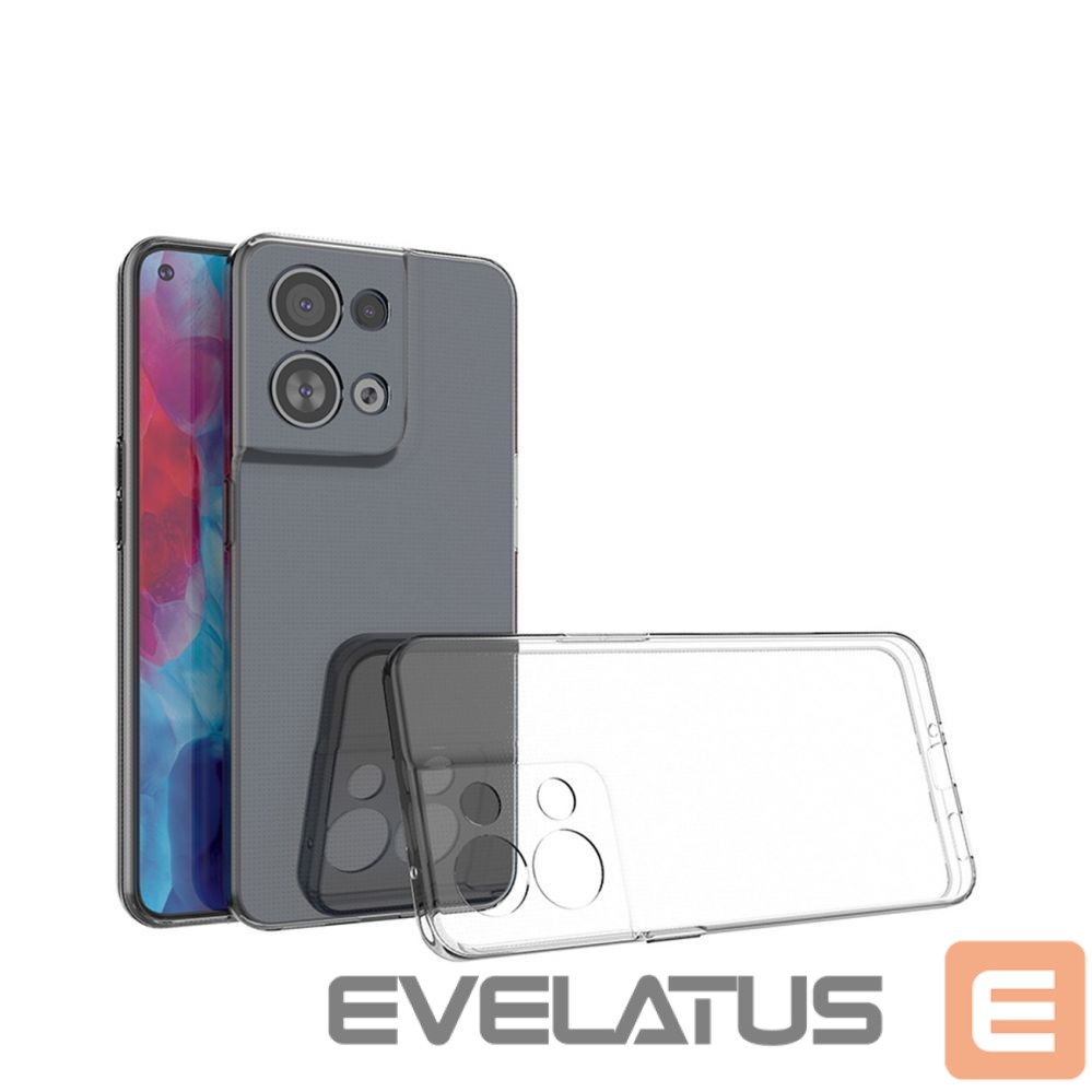 Tagakaaned Hurtel - Ultra Clear 0.5mm case for Oppo Reno 8 Pro thin cover transparent