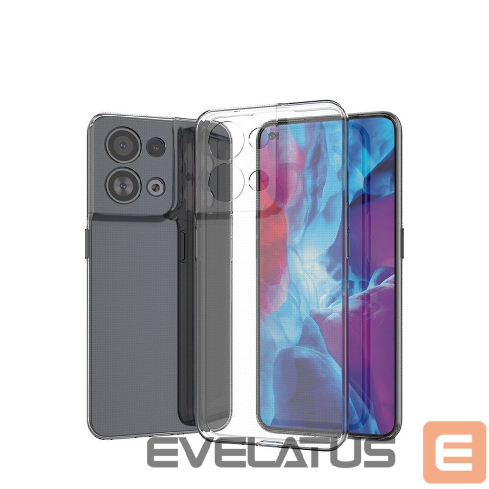 Tagakaaned Hurtel - Ultra Clear 0.5mm case for Oppo Reno 8 Pro thin cover transparent