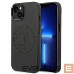 Tagakaaned Karl Lagerfeld  Karl Lagerfeld Leather Perforated Logo Case for iPhone 14 Plus - Black 