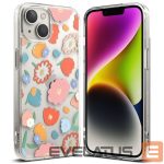 Tagakaaned Ringke  Ringke Fusion Design Armored Sleeve Cover with Gel Frame for iPhone 14 Plus transparent (Floral) (FD637E31) 