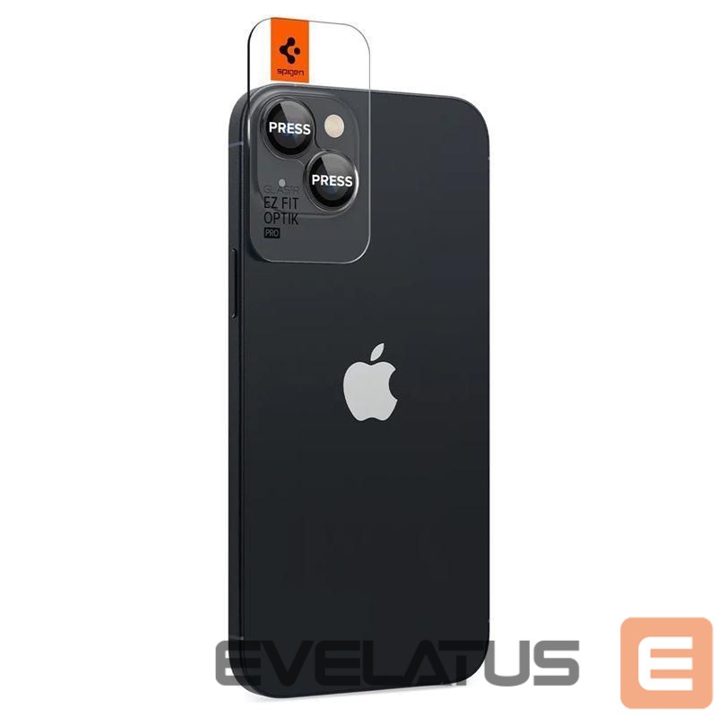 Kaitseklaasid Spigen Spigen Glas.tR EZ Fit Optik Camera Protector for iPhone 14 / Plus / 15 / Plus - Black 2 pcs.