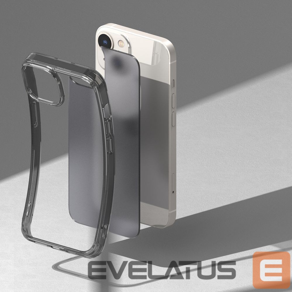 Tagakaaned Ringke Ringke Fusion Matte case iPhone 14 Plus cover with a gel frame gray