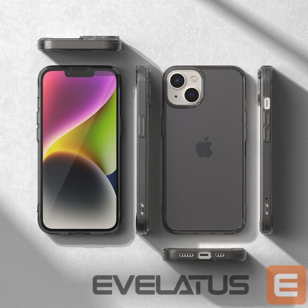 Tagakaaned Ringke Ringke Fusion Matte case iPhone 14 Plus cover with a gel frame gray
