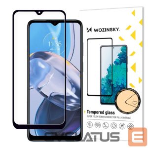 Kaitseklaasid Wozinsky  Wozinsky Full Glue tempered glass Motorola Moto E22i / E22 full screen with frame black (case friendly) 