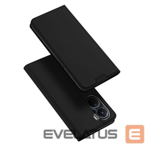 Tagakaaned Dux Ducis  Dux Ducis Skin Pro case Vivo Y16 / Y02s wallet holster cover with flap black 