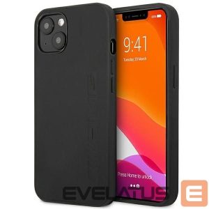 Tagakaaned Mercedes-Benz  AMG AMHCP14MDOLBK iPhone 14 Plus 6.7 "black / black hardcase Leather Hot Stamped 